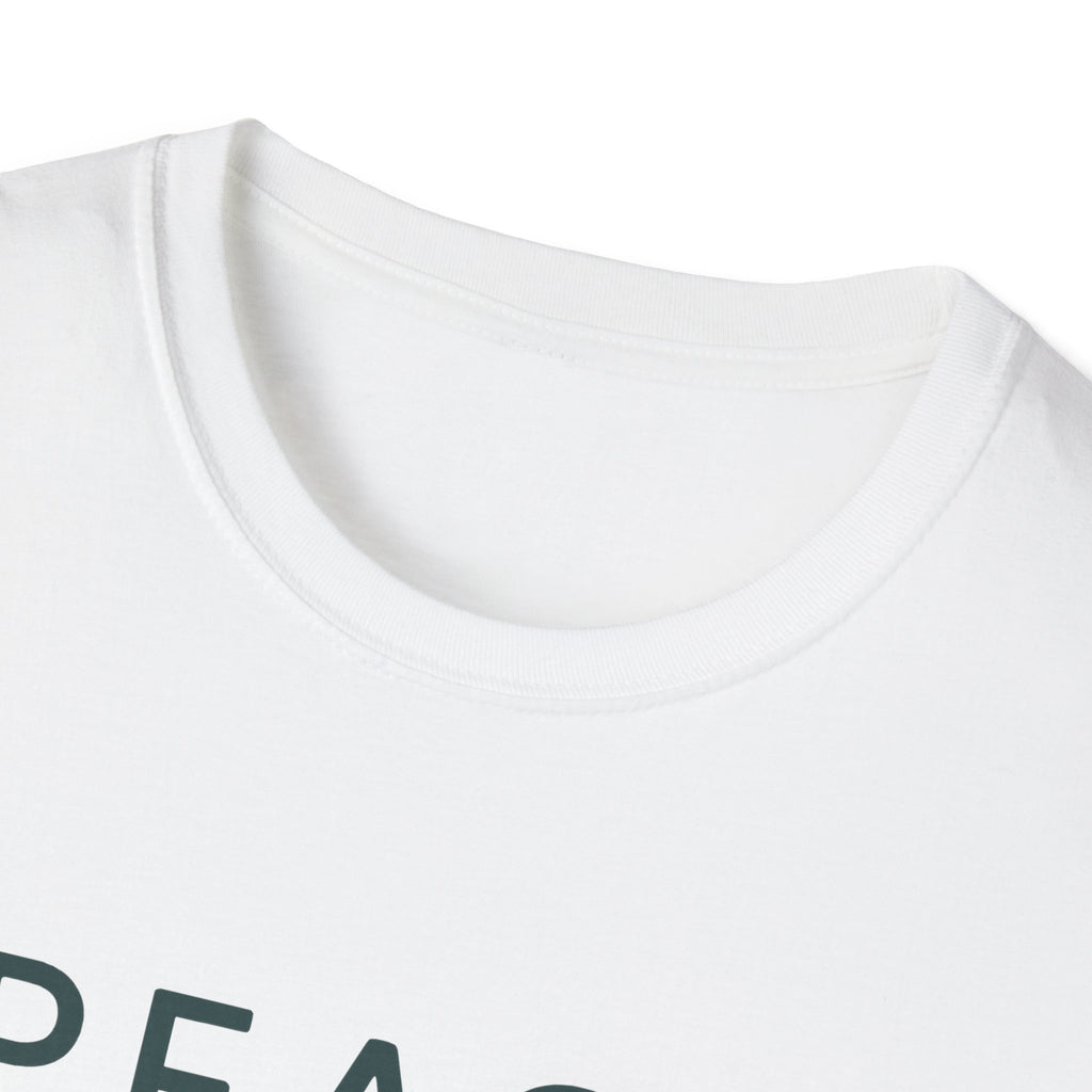 Peace T-Shirt – Unisex Softstyle Tee for Calm, Comfort & Self-Care | Mindfulness Gift for Wellness Lovers