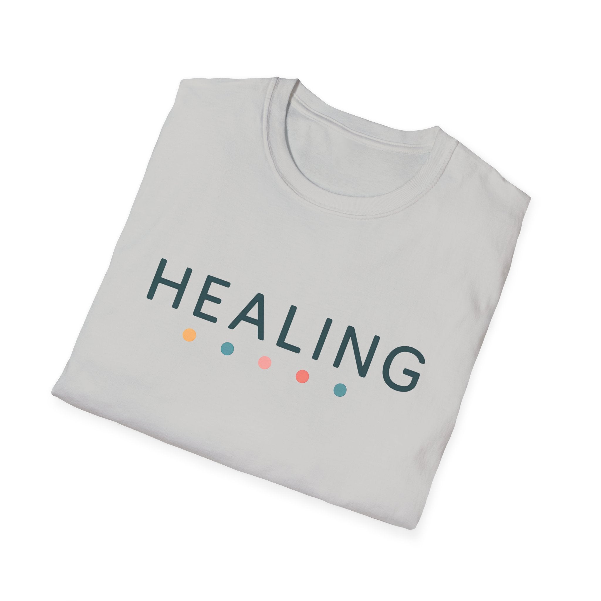 Healing T-Shirt – Unisex Softstyle Tee for Calm, Comfort & Self-Care | Mindfulness Gift for Wellness Lovers