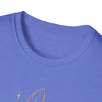 Shimmering Golden Feather T-Shirt