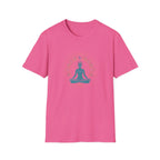 Blue Meditating Woman T-Shirt