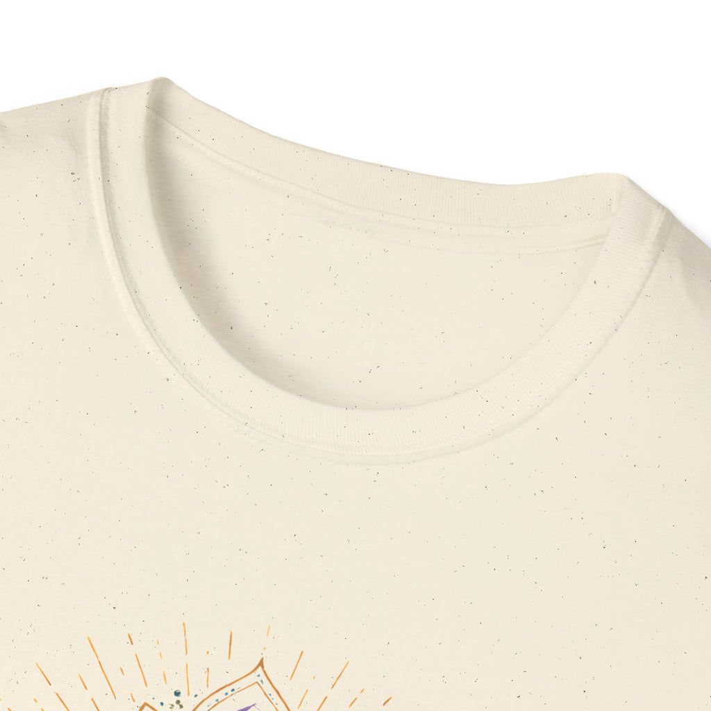 Blue Meditating Woman T-Shirt