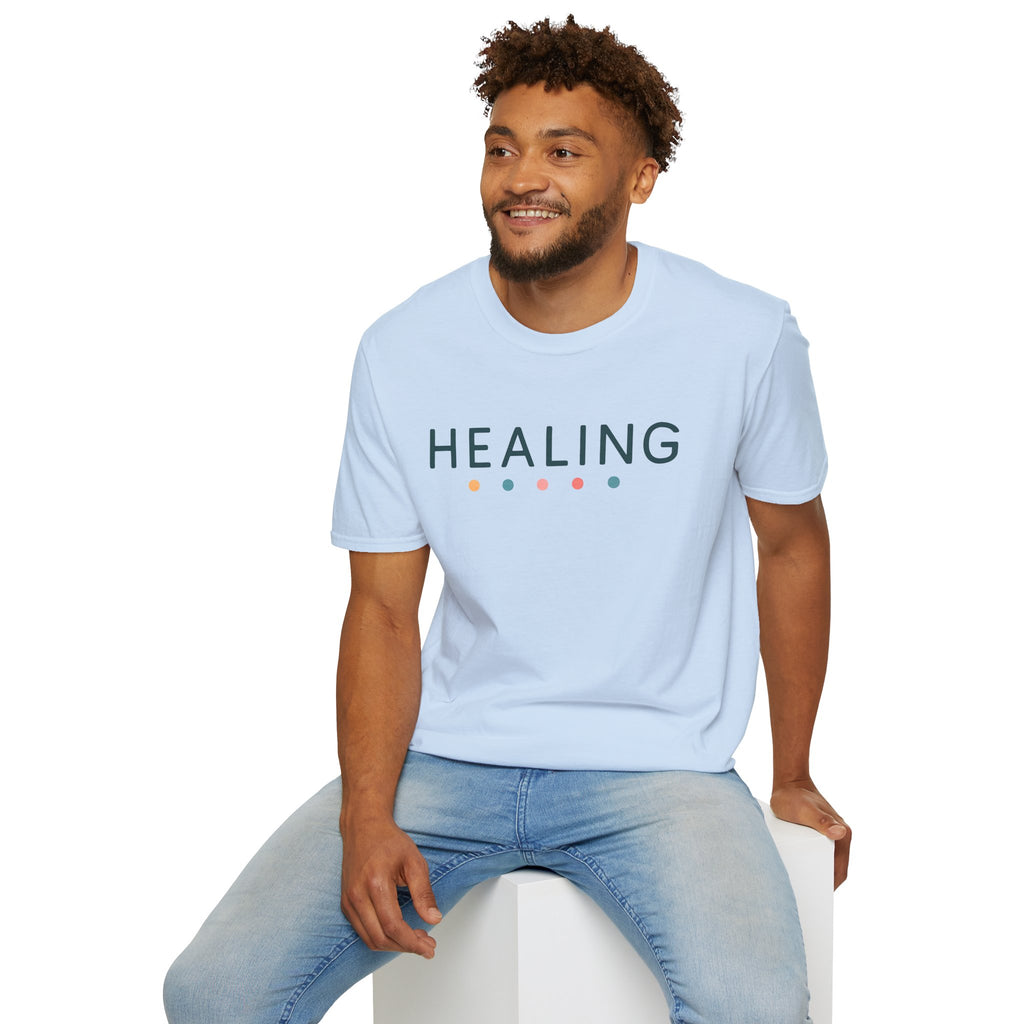 Healing T-Shirt – Unisex Softstyle Tee for Calm, Comfort & Self-Care | Mindfulness Gift for Wellness Lovers
