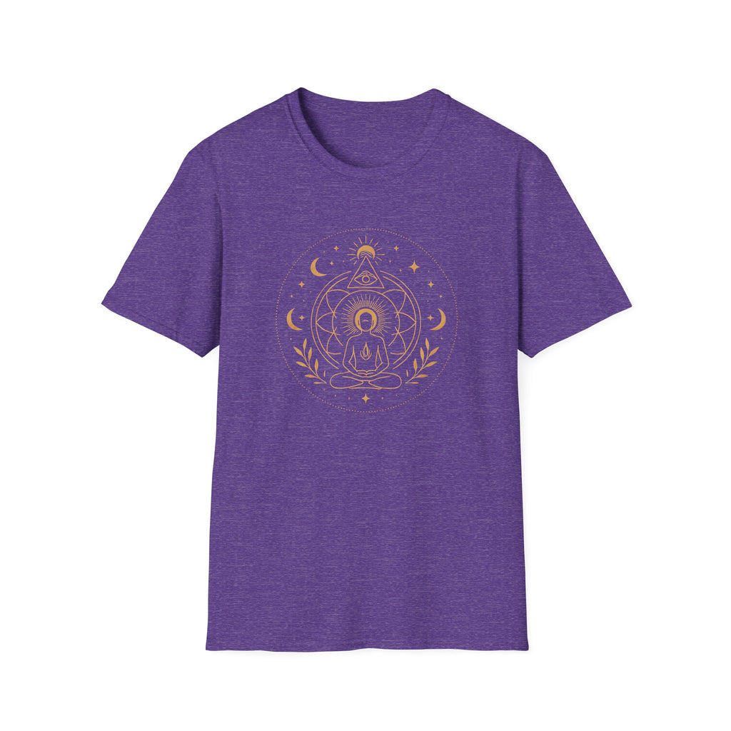 Golden Meditation Mandala T-Shirt