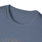 Blue Meditating Woman T-Shirt