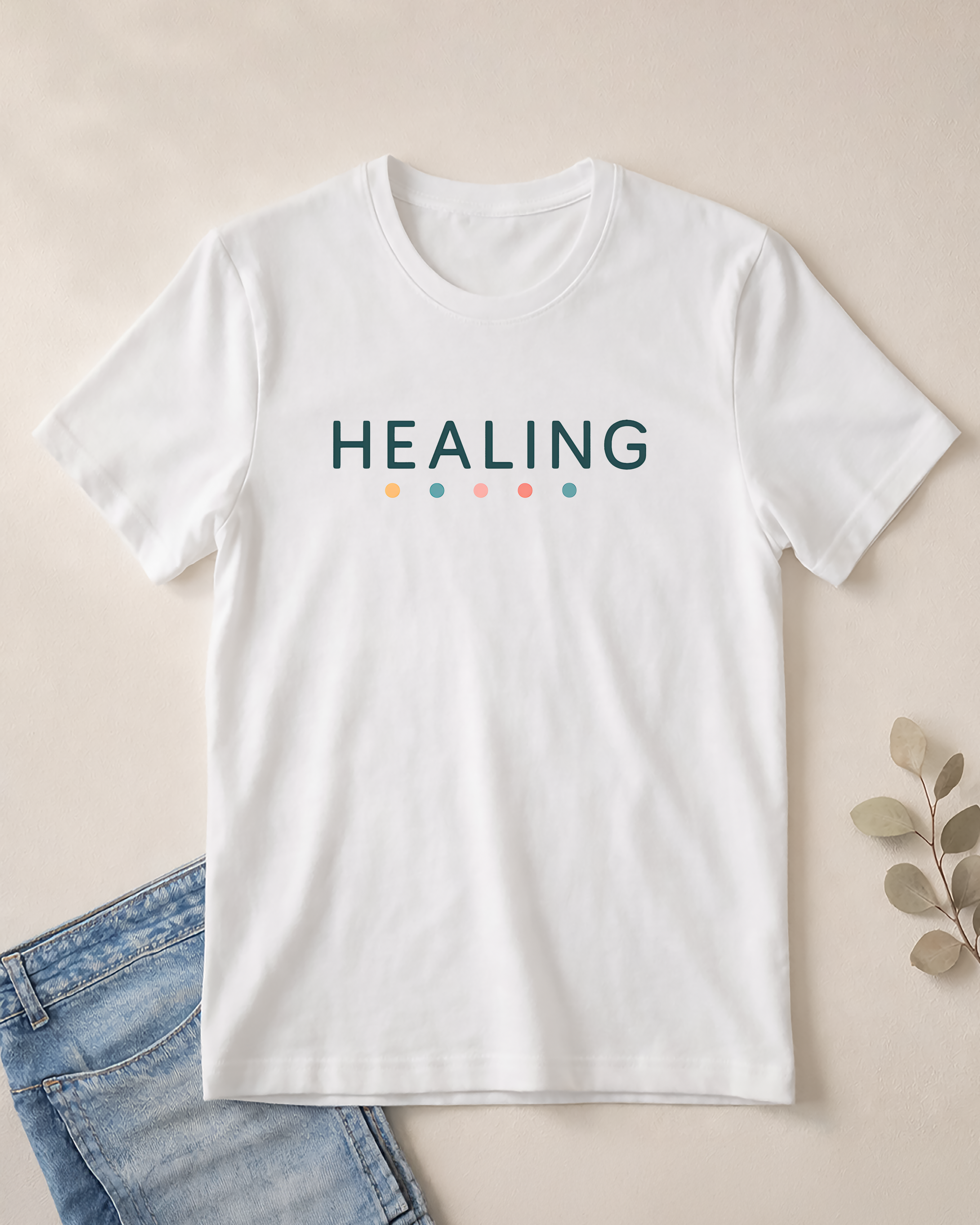 Healing T-Shirt – Unisex Softstyle Tee for Calm, Comfort & Self-Care | Mindfulness Gift for Wellness Lovers