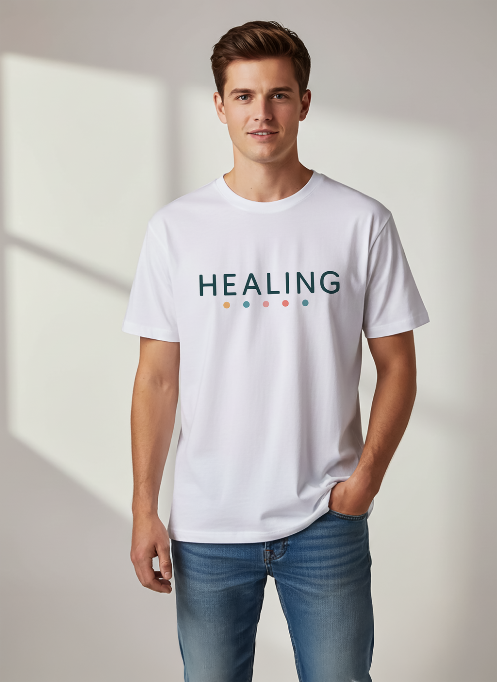 Healing T-Shirt – Unisex Softstyle Tee for Calm, Comfort & Self-Care | Mindfulness Gift for Wellness Lovers