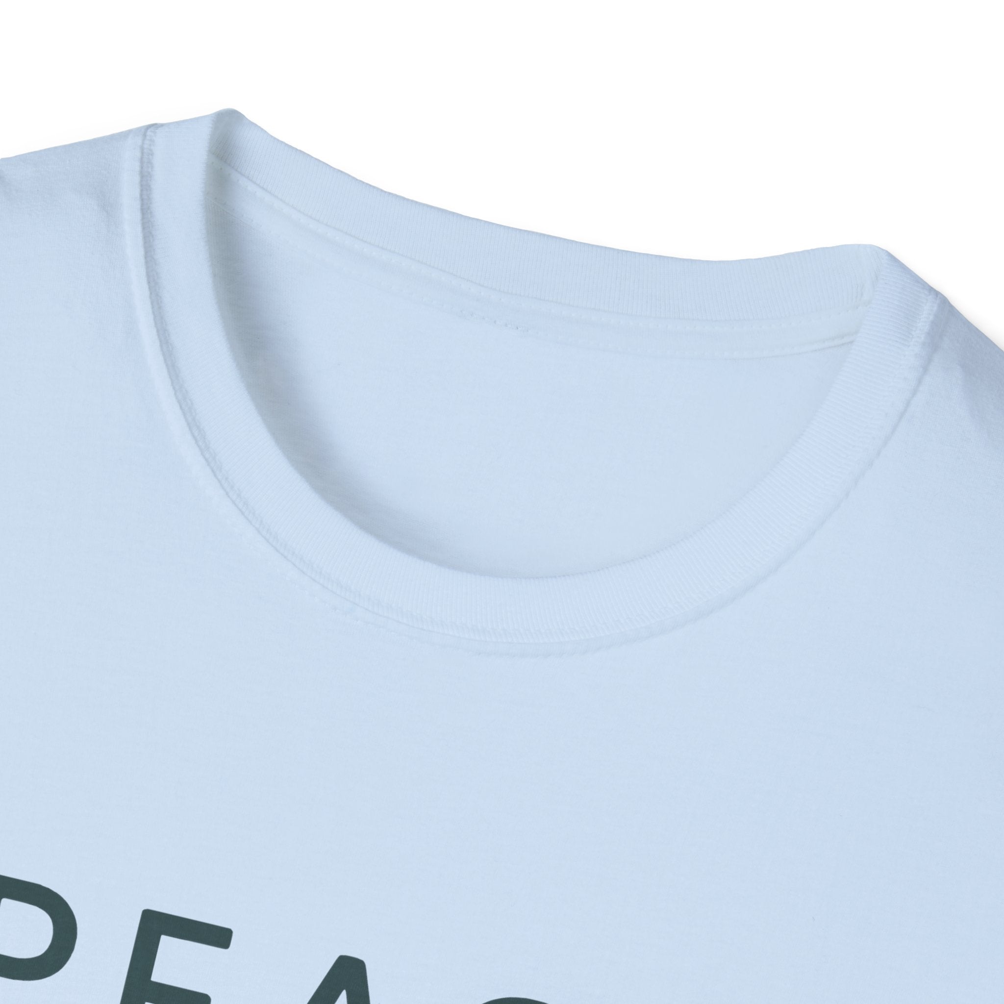 Peace T-Shirt – Unisex Softstyle Tee for Calm, Comfort & Self-Care | Mindfulness Gift for Wellness Lovers