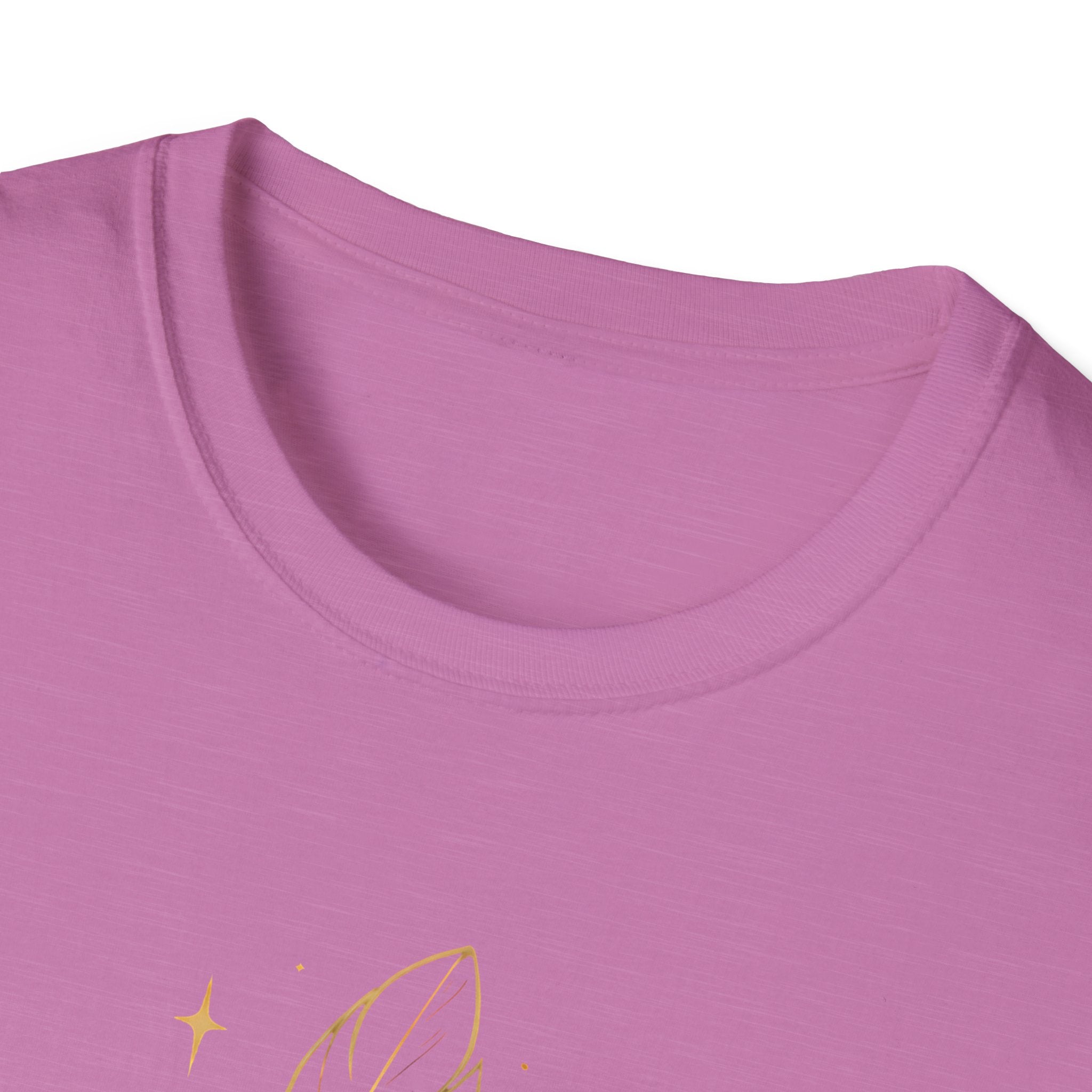 Shimmering Golden Feather T-Shirt