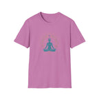 Blue Meditating Woman T-Shirt