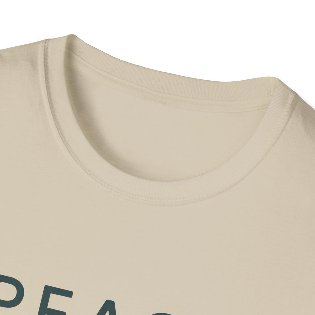 Peace T-Shirt – Unisex Softstyle Tee for Calm, Comfort & Self-Care | Mindfulness Gift for Wellness Lovers
