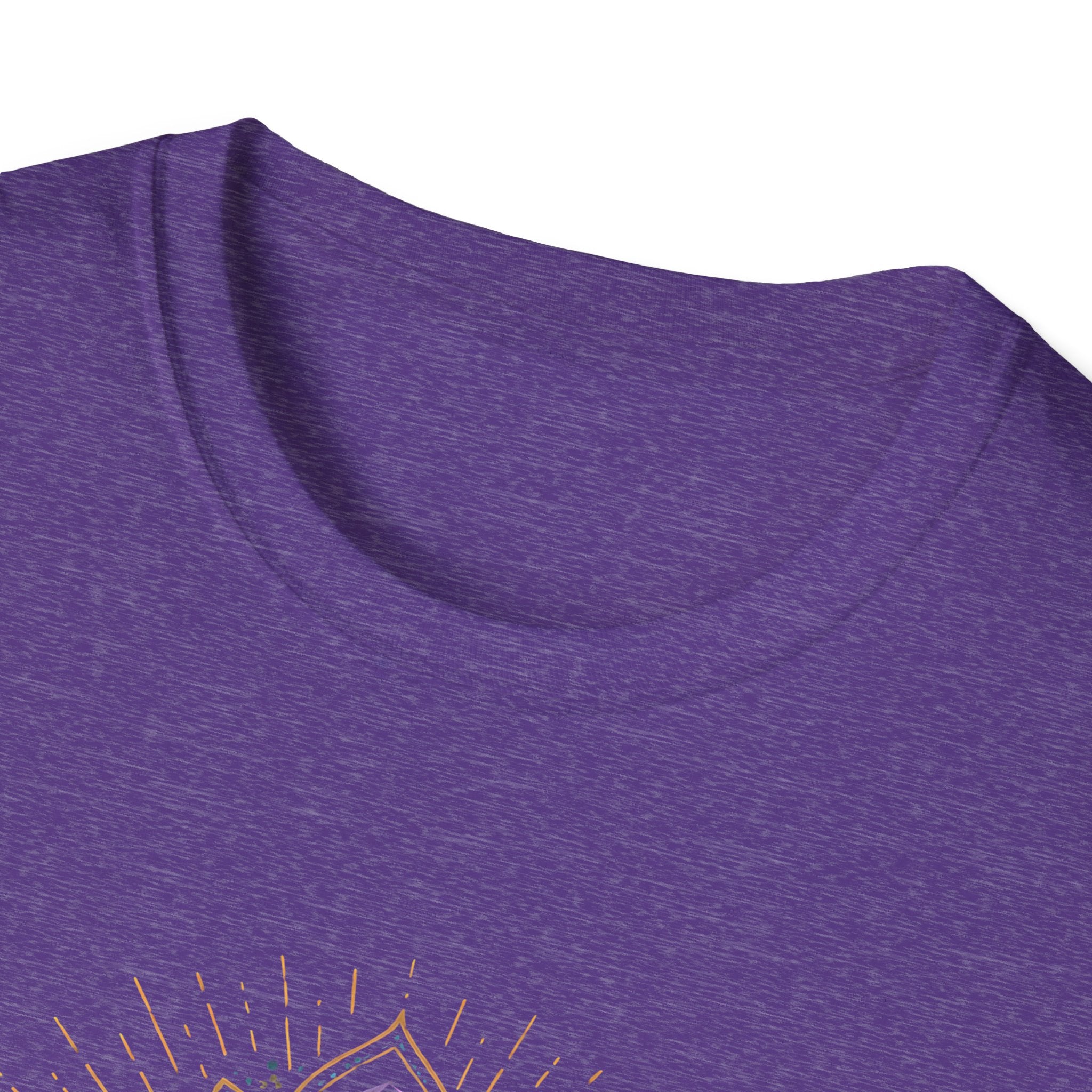 Blue Meditating Woman T-Shirt