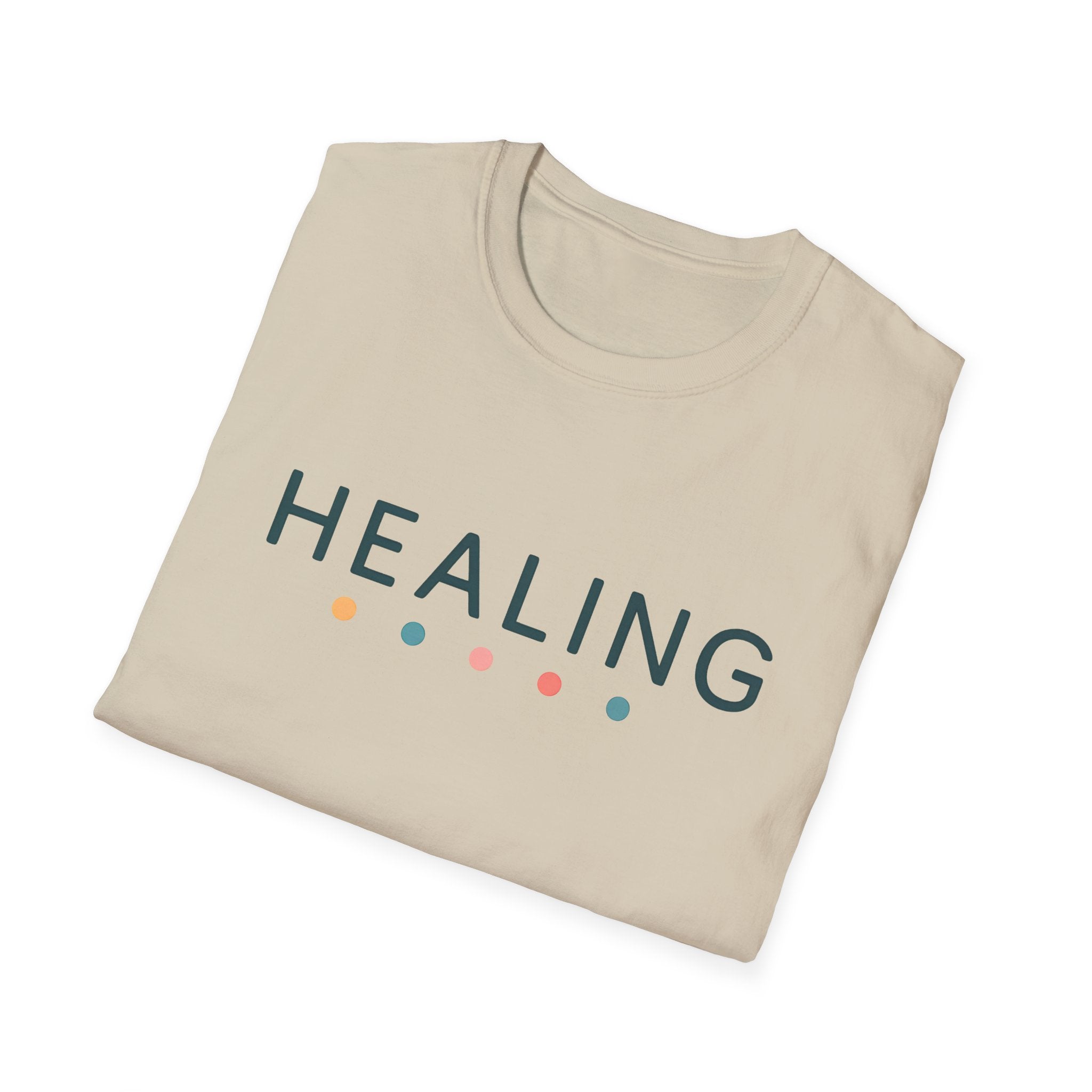 Healing T-Shirt – Unisex Softstyle Tee for Calm, Comfort & Self-Care | Mindfulness Gift for Wellness Lovers