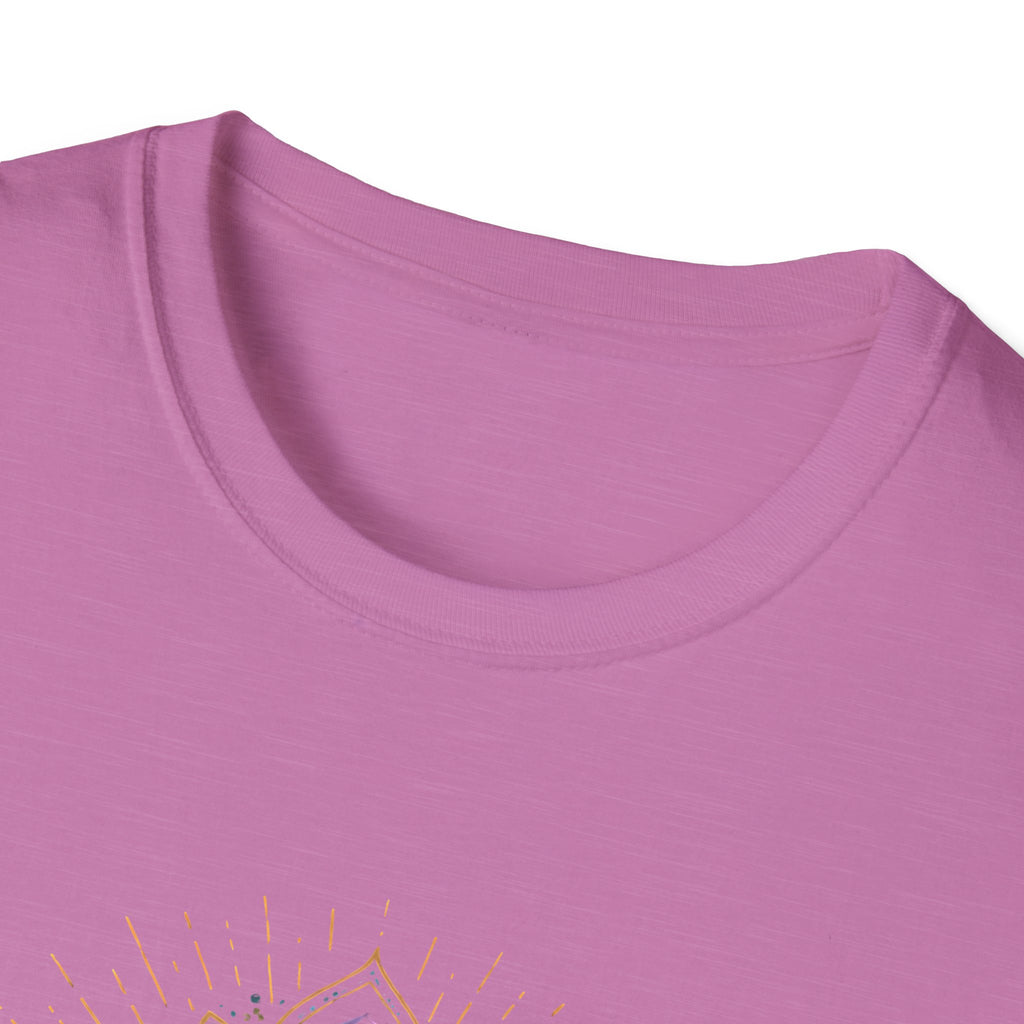 Blue Meditating Woman T-Shirt
